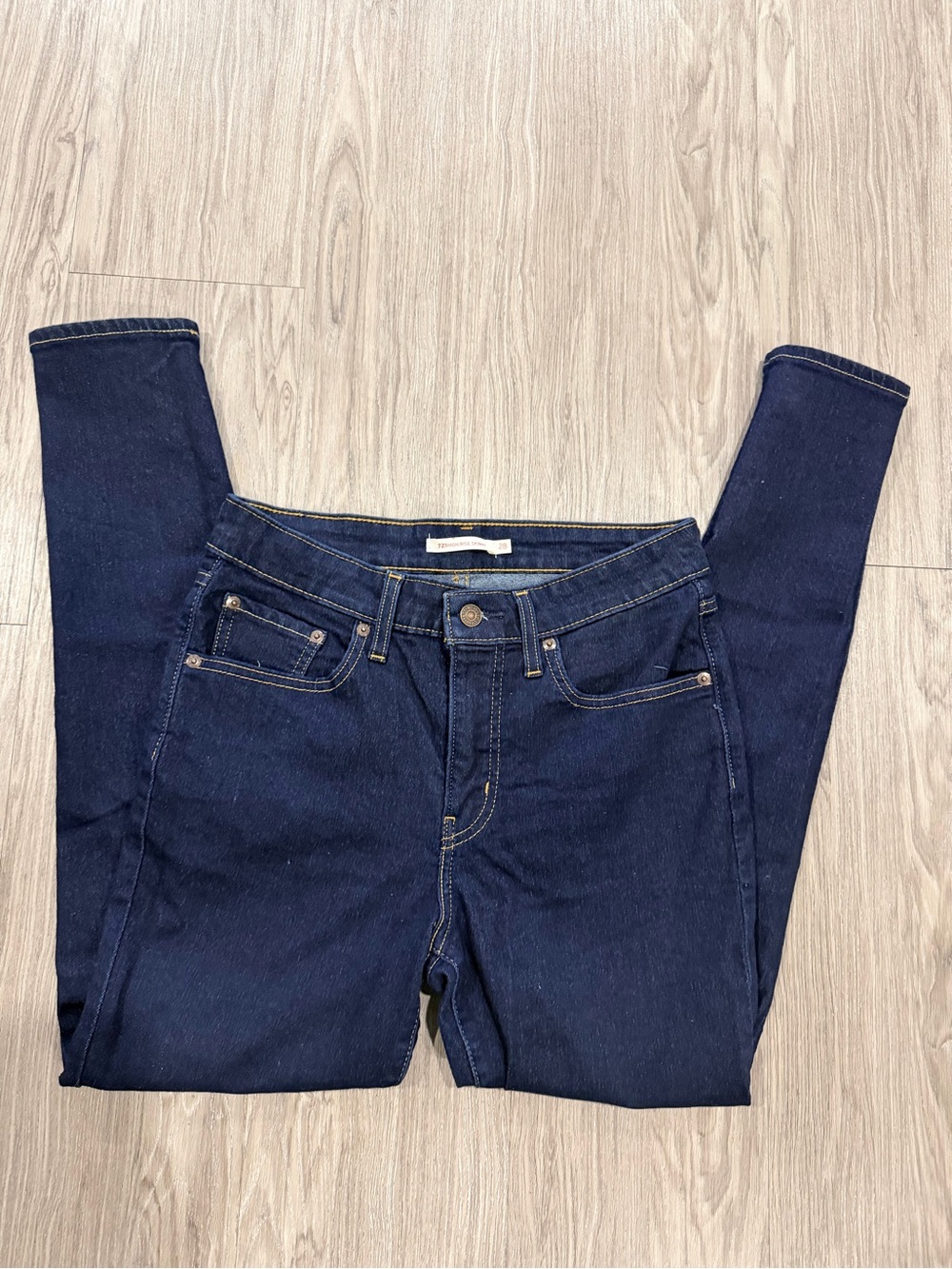 Women's LIVE’S 721 HIGH Blue Skinny Jeans